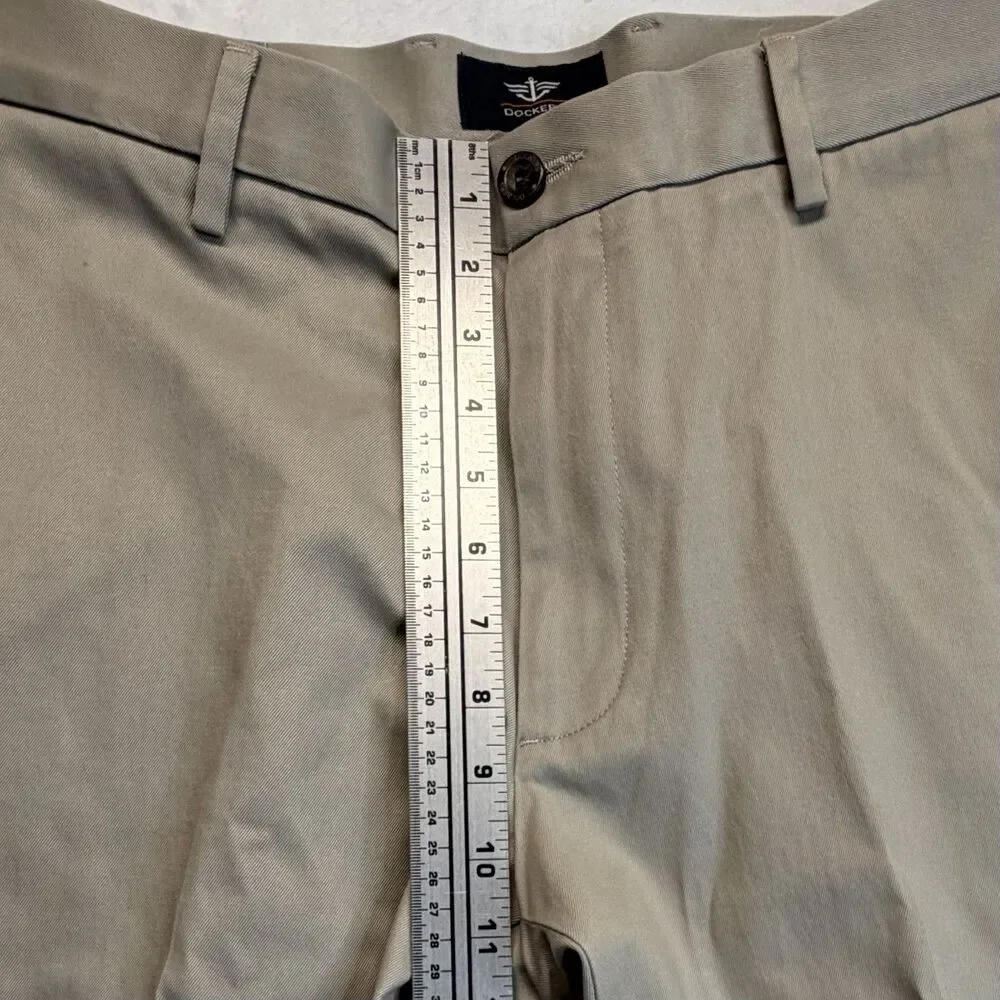 Dockers Original Signature Khaki Pants Men’s Straight Fit No Wrinkles 30x32 New